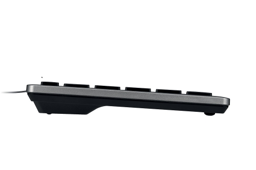 Tastatura Kensington EQ KB515, reincarcabila, cu fir de 150 cm, conexiune cablu USB-C, gri